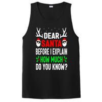 Funny Christmas Dear Santa I Can Explain PosiCharge Competitor Tank