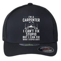 Funny Carpentry Design For Carpenter Wo Woodworking Flexfit Unipanel Trucker Cap