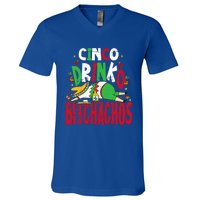 Funny Cinco De Mayo Cinco O Bitchachos Mexican Fiesta Gift V-Neck T-Shirt