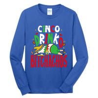 Funny Cinco De Mayo Cinco O Bitchachos Mexican Fiesta Gift Tall Long Sleeve T-Shirt