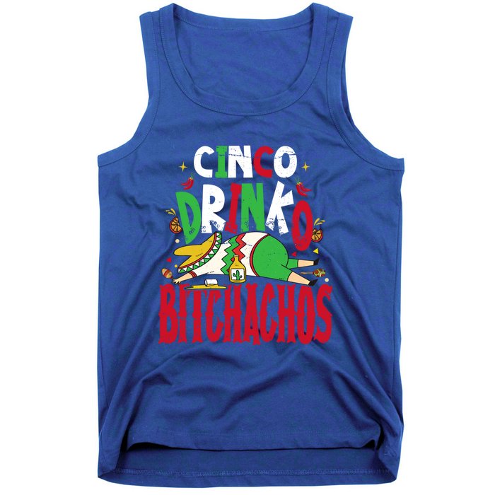 Funny Cinco De Mayo Cinco O Bitchachos Mexican Fiesta Gift Tank Top