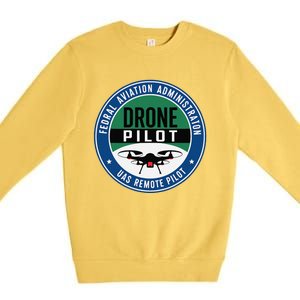 Faa Commercial Drone Pilot Faa Premium Crewneck Sweatshirt