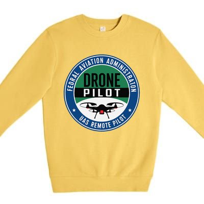 Faa Commercial Drone Pilot Faa Premium Crewneck Sweatshirt