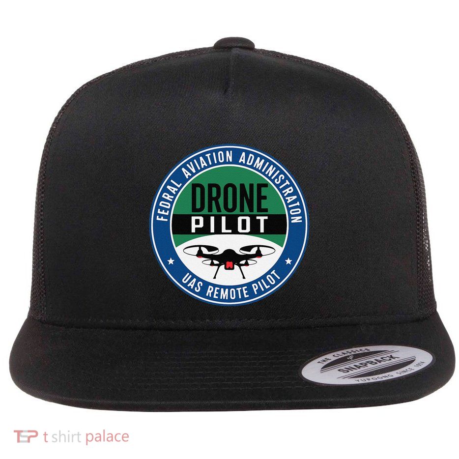 Faa Commercial Drone Pilot Faa Flat Bill Trucker Hat