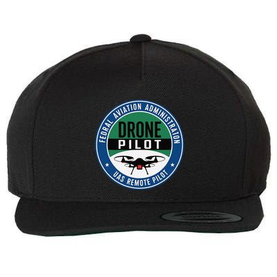 Faa Commercial Drone Pilot Faa Wool Snapback Cap