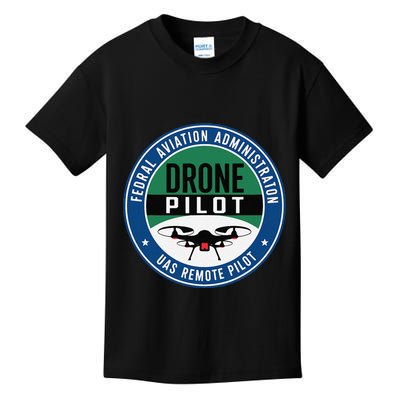 Faa Commercial Drone Pilot Faa Kids T-Shirt