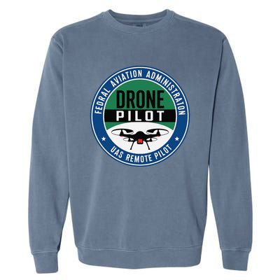 Faa Commercial Drone Pilot Faa Garment-Dyed Sweatshirt