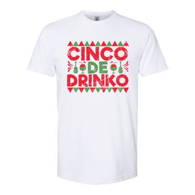 Funny Cinco De Mayo Mexican Cinco De O Great Gift Softstyle CVC T-Shirt