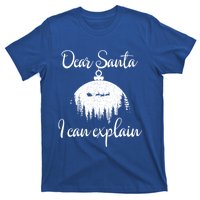 Funny Christmas Dear Santa I Can Explain Xmas Holiday Meaningful Gift T-Shirt