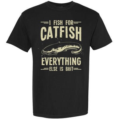 Funny Catfishing Design For Catfish Fishing Hunter Garment-Dyed Heavyweight T-Shirt