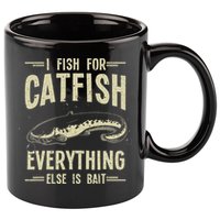 Funny Catfishing Design For Catfish Fishing Hunter 11oz C Handle Ceramic Mug