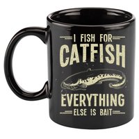 Funny Catfishing Design For Catfish Fishing Hunter 11oz C Handle Ceramic Mug