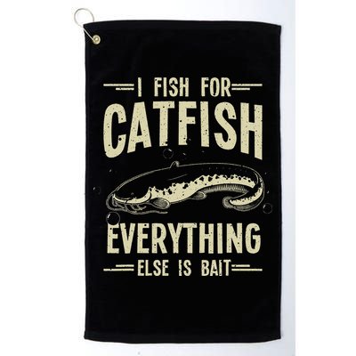 Funny Catfishing Design For Catfish Fishing Hunter Golf Towel