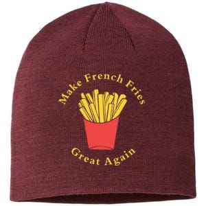 Funny Conservative Donald Trump Make French Fries Great Again Sustainable Beanie