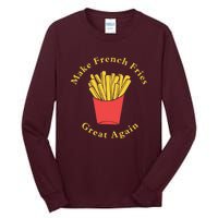 Funny Conservative Donald Trump Make French Fries Great Again Tall Long Sleeve T-Shirt