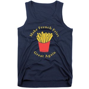 Funny Conservative Donald Trump Make French Fries Great Again Tank Top