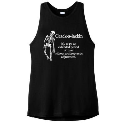 Funny Chiropractor Definition Chiropractic Ladies PosiCharge Tri-Blend Wicking Tank