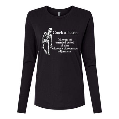 Funny Chiropractor Definition Chiropractic Womens Cotton Relaxed Long Sleeve T-Shirt