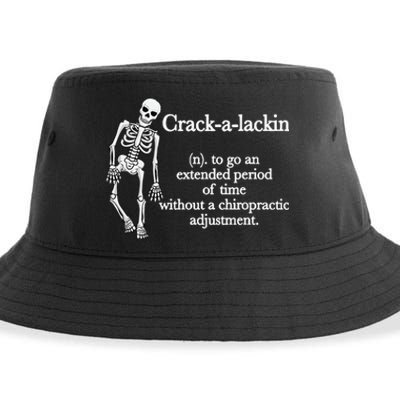 Funny Chiropractor Definition Chiropractic Sustainable Bucket Hat