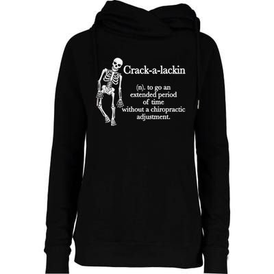 Funny Chiropractor Definition Chiropractic Womens Funnel Neck Pullover Hood