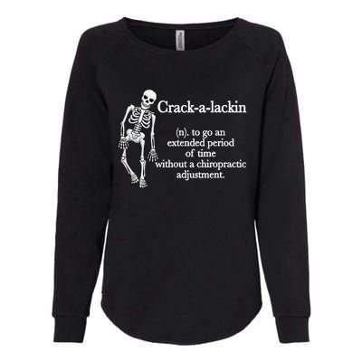 Funny Chiropractor Definition Chiropractic Womens California Wash Sweatshirt