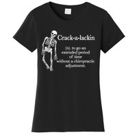 Funny Chiropractor Definition Chiropractic Women's T-Shirt