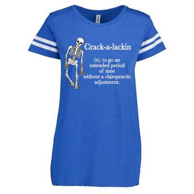 Funny Chiropractor Definition Chiropractic Enza Ladies Jersey Football T-Shirt