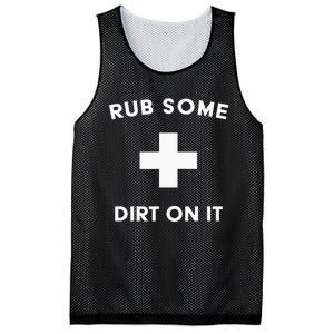 Funny Coach Dad Mom Rub Some Dirt On It Sports Saying Idiom Mesh Reversible Basketball Jersey Tank