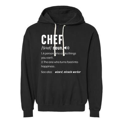 Funny Chef Description Culinary Cooking Baking Whisk Taker Garment-Dyed Fleece Hoodie