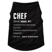 Funny Chef Description Culinary Cooking Baking Whisk Taker Doggie Tank