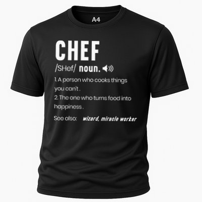 Funny Chef Description Culinary Cooking Baking Whisk Taker Performance Shirt