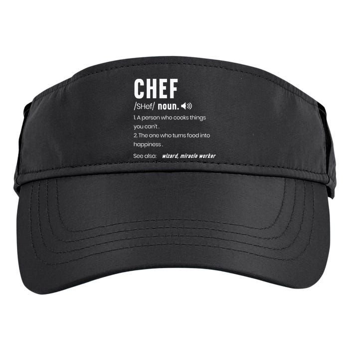 Funny Chef Description Culinary Cooking Baking Whisk Taker Adult Drive Performance Visor