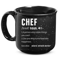 Funny Chef Description Culinary Cooking Baking Whisk Taker 15oz Campfire Ceramic Mug