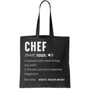 Funny Chef Description Culinary Cooking Baking Whisk Taker Tote Bag