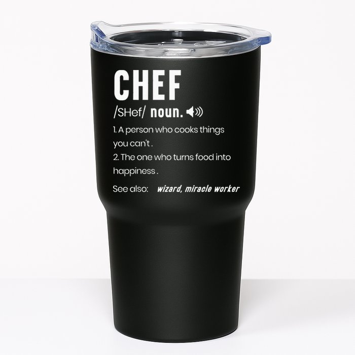 Funny Chef Description Culinary Cooking Baking Whisk Taker Tumbler