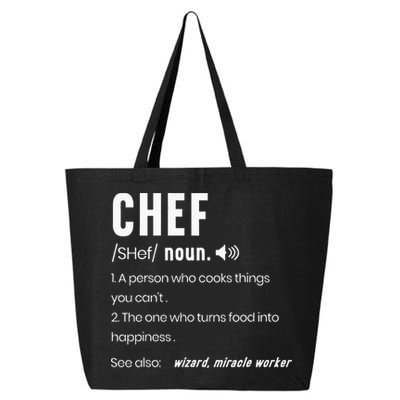 Funny Chef Description Culinary Cooking Baking Whisk Taker 25L Jumbo Tote