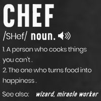 Funny Chef Description Culinary Cooking Baking Whisk Taker 25L Jumbo Tote