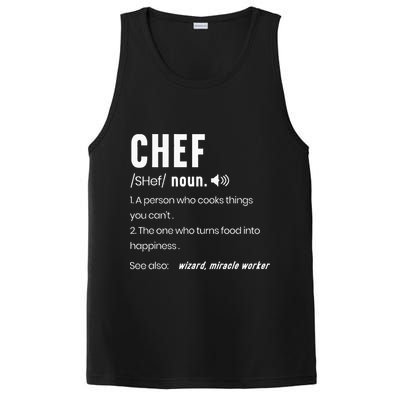 Funny Chef Description Culinary Cooking Baking Whisk Taker PosiCharge Competitor Tank