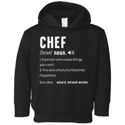 Funny Chef Description Culinary Cooking Baking Whisk Taker Toddler Hoodie