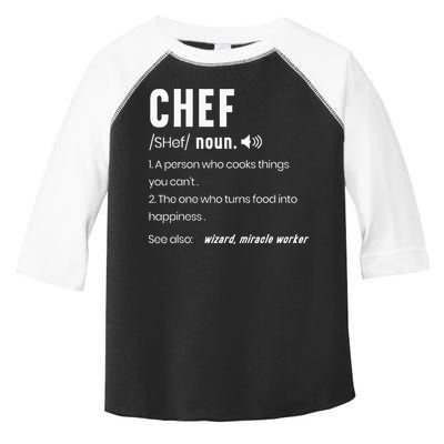 Funny Chef Description Culinary Cooking Baking Whisk Taker Toddler Fine Jersey T-Shirt