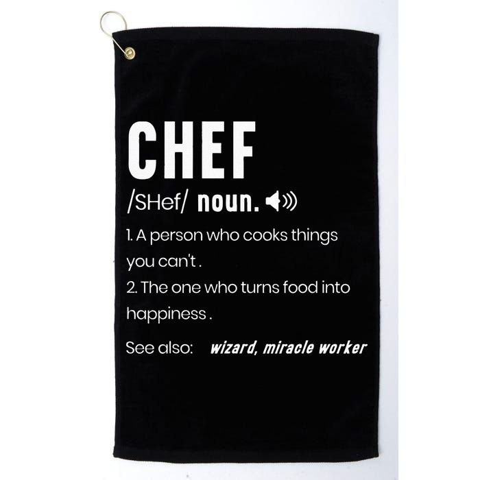 Funny Chef Description Culinary Cooking Baking Whisk Taker Golf Towel