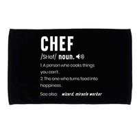 Funny Chef Description Culinary Cooking Baking Whisk Taker Microfiber Hand Towel