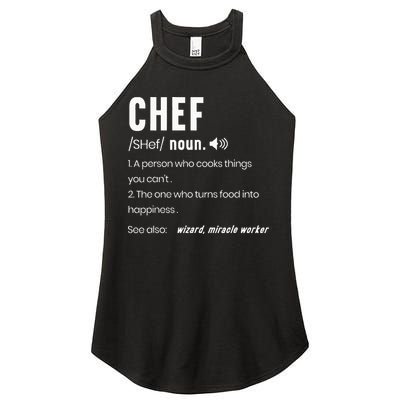 Funny Chef Description Culinary Cooking Baking Whisk Taker Women's Perfect Tri Rocker Tank