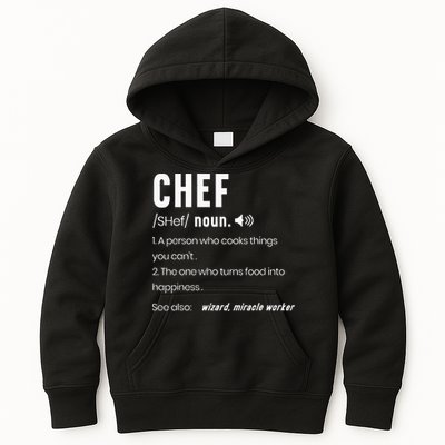 Funny Chef Description Culinary Cooking Baking Whisk Taker Kids Hoodie