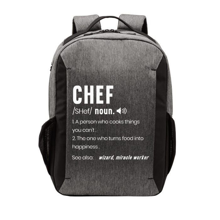 Funny Chef Description Culinary Cooking Baking Whisk Taker Vector Backpack