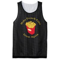 Funny Conservative Donald Trump Make French Fries Great Again Mesh Reversible Basketball Jersey Tank