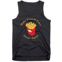 Funny Conservative Donald Trump Make French Fries Great Again Tank Top