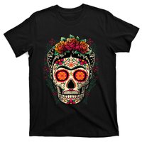 Frida Calavera Dia De Los Muertos Day Of The Dead T-Shirt