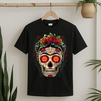 Frida Calavera Dia De Los Muertos Day Of The Dead T-Shirt