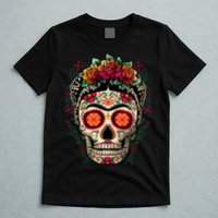 Frida Calavera Dia De Los Muertos Day Of The Dead T-Shirt
